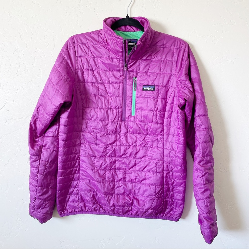 Patagonia Purple Nano Puff Pullover Insulated Jacket
